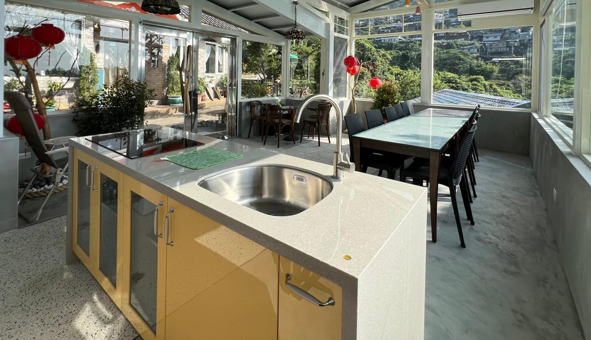 九份御華山莊 12人包棟 Apartamento Exterior foto